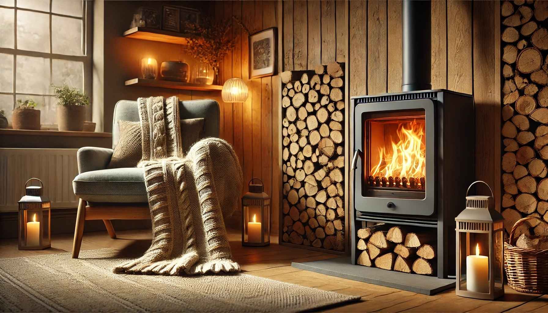 Keep The Log Burner Going - Stay Cosy