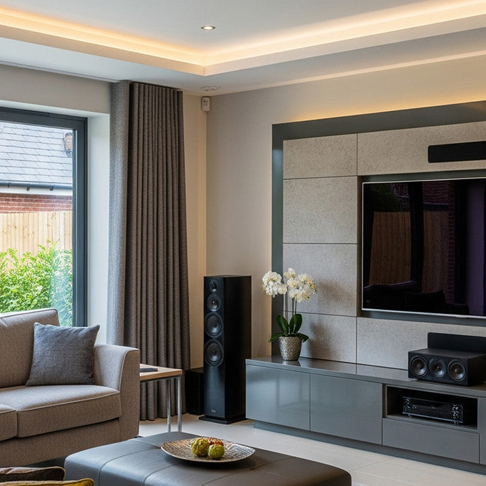 media wall building in a uk home
