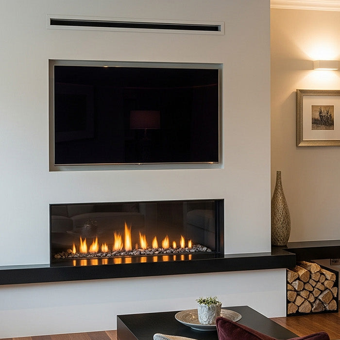 media wall fire design in uk home