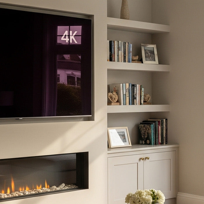 media wall setup in uk home