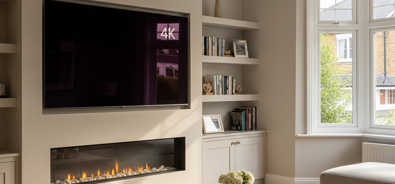 media wall setup in uk home