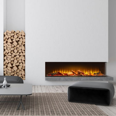 Acantha Aspire 125 Media Wall Corner Fire Insert