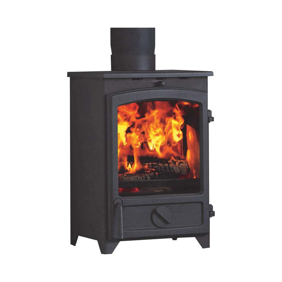 GoEco Plus 5kW Cast Door 45 Degree Angle