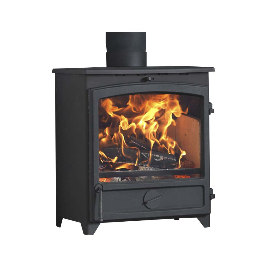 Go Eco 5kW Plus Cast Door Wide 45 Degree Angle