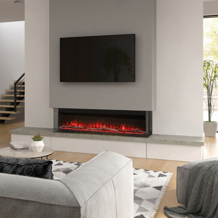 Melbury Luvelle 1300 Media Wall Fire In Open Plan