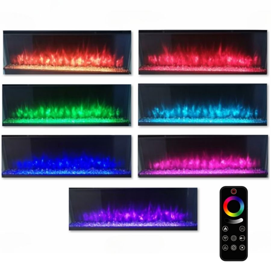 Melbury Luvelle 1300 Media Wall Fire Remote Colour Control
