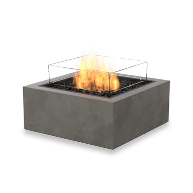 EcoSmart Fire Base 30 Fire Pit Table Natural 45 Angle