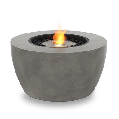 EcoSmart Pod 40 Fire Pit Bow - Natural - Stainless Steel Burner
