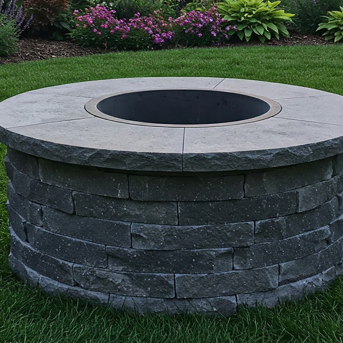 Gas fire pit, no fire