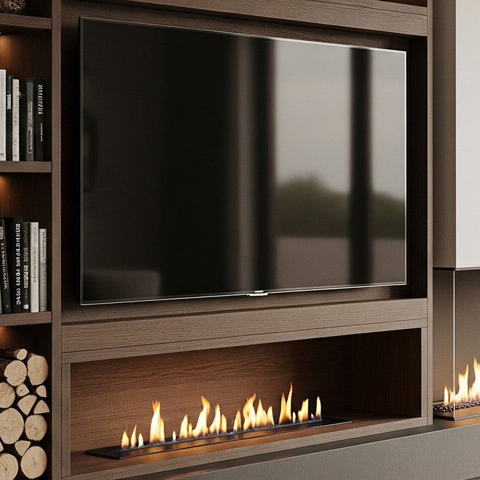 Media Wall Box with Media Wall Fire