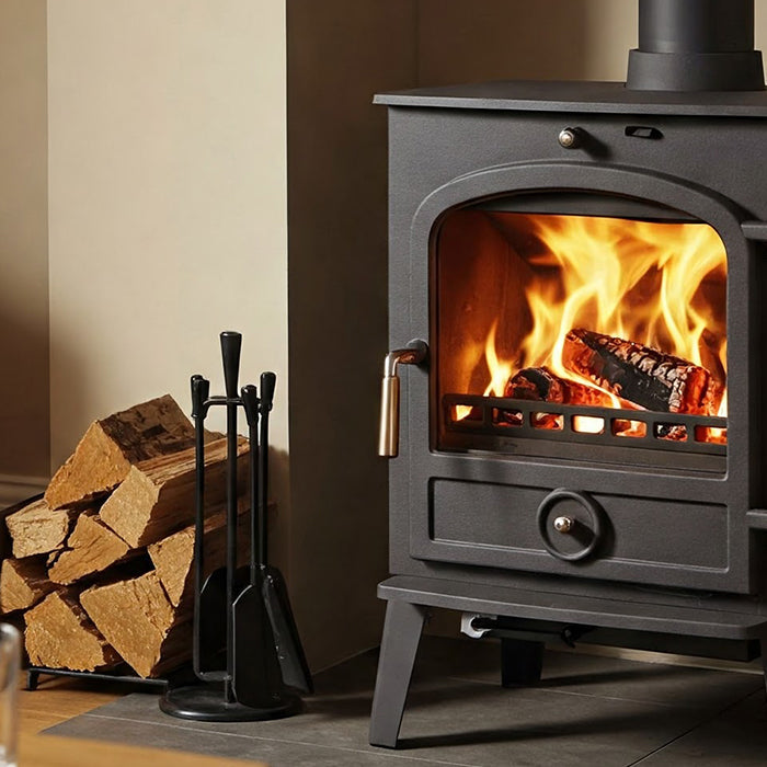 log burner without liner