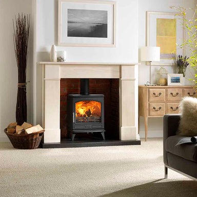 ACR Ashdale 7kW Multifuel Cast Iron Stove Lifestyle Image Wide