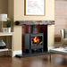 ACR Buxton II Multifuel Stove 45 Degree Angle Close