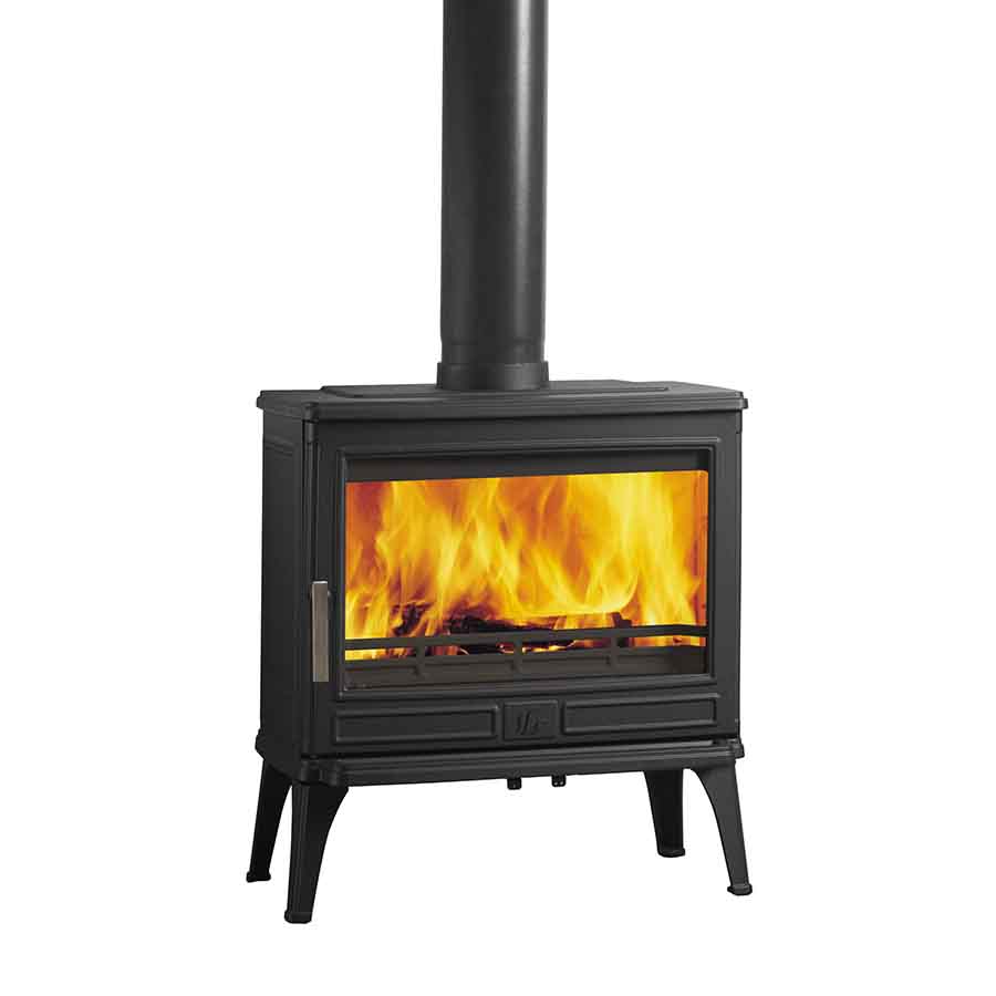ACR Larchdale 9kW Wood-Burning Cast Iron Stove White Background