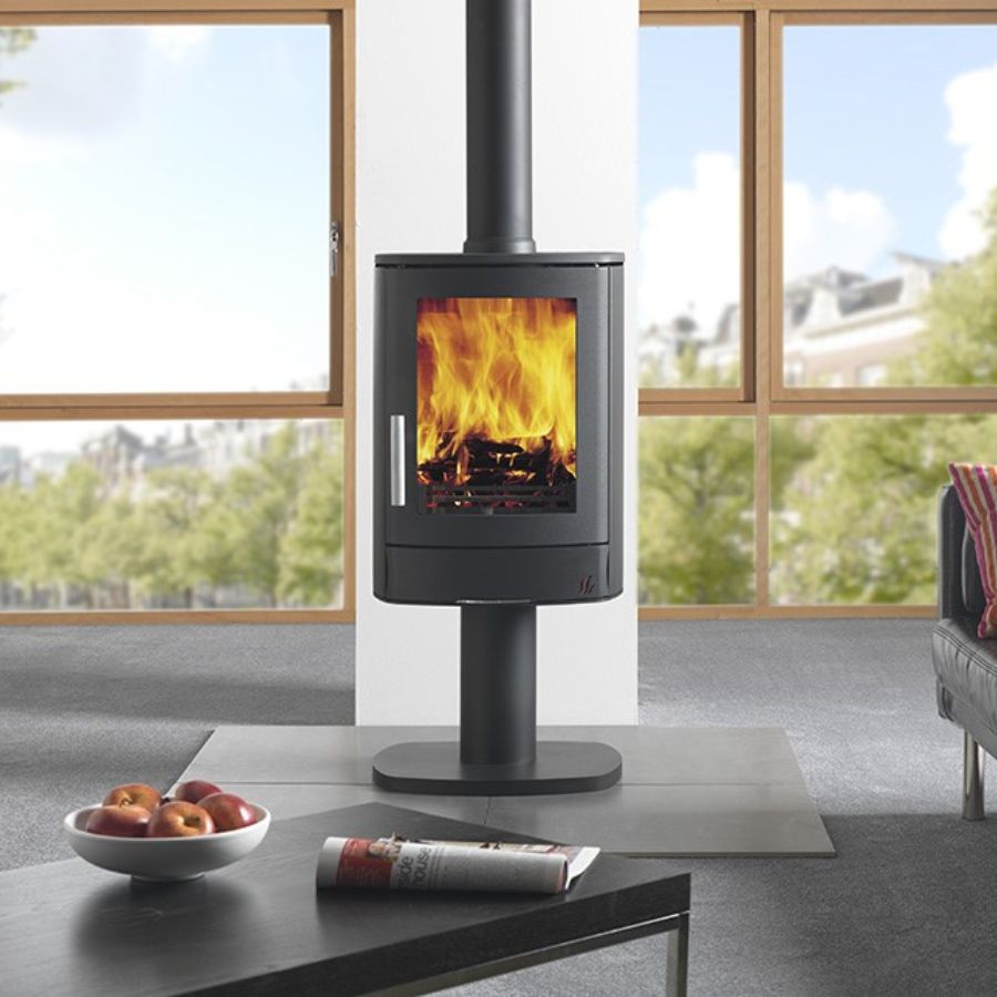 ACR Neo 1P Eco 5Kw WoodBurning Pedestal Stove — Flame Crafters