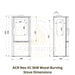 ACR Neo XC 5kW Wood-Burning Stove Dimensions