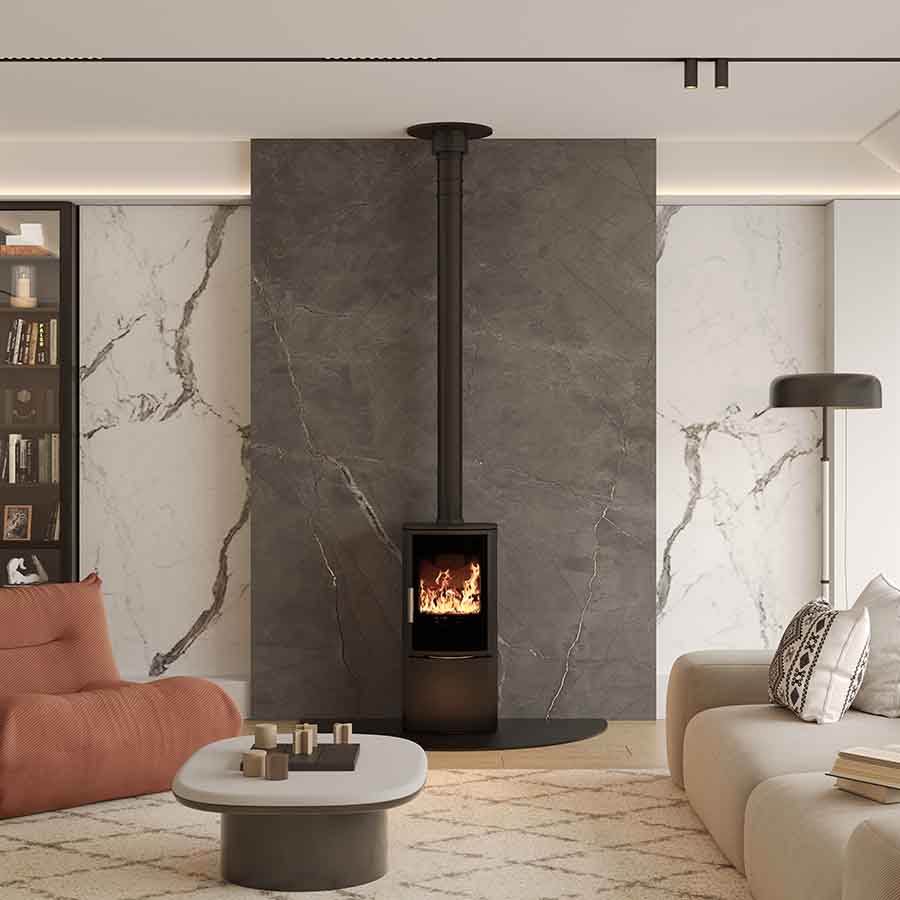 ACR Neo XC 5kW Wood-Burning Stove Wide Shot