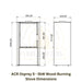 ACR Osprey 5 - 5kW Wood-Burning Stove Dimensions