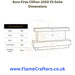 Aura Fires Clifton 1000 FS Suite Dimensions