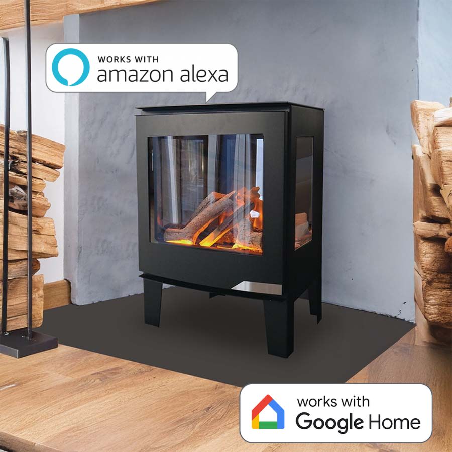 Aura Fires Dodford Electric Stove App Control