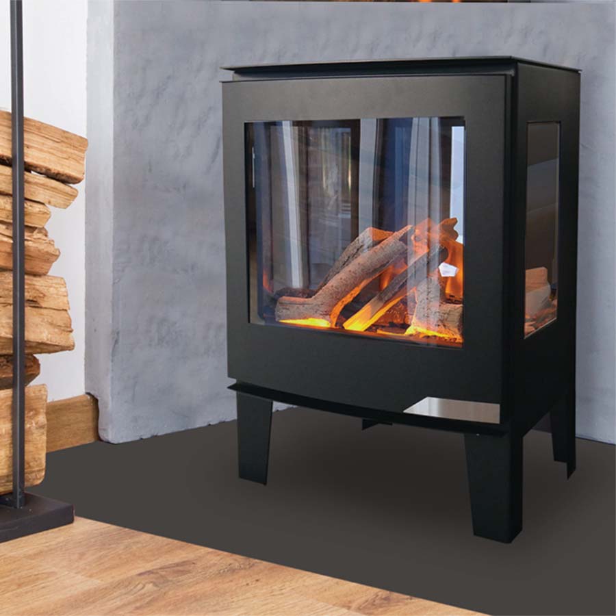 Aura Fires Dodford Electric Stove Close Up