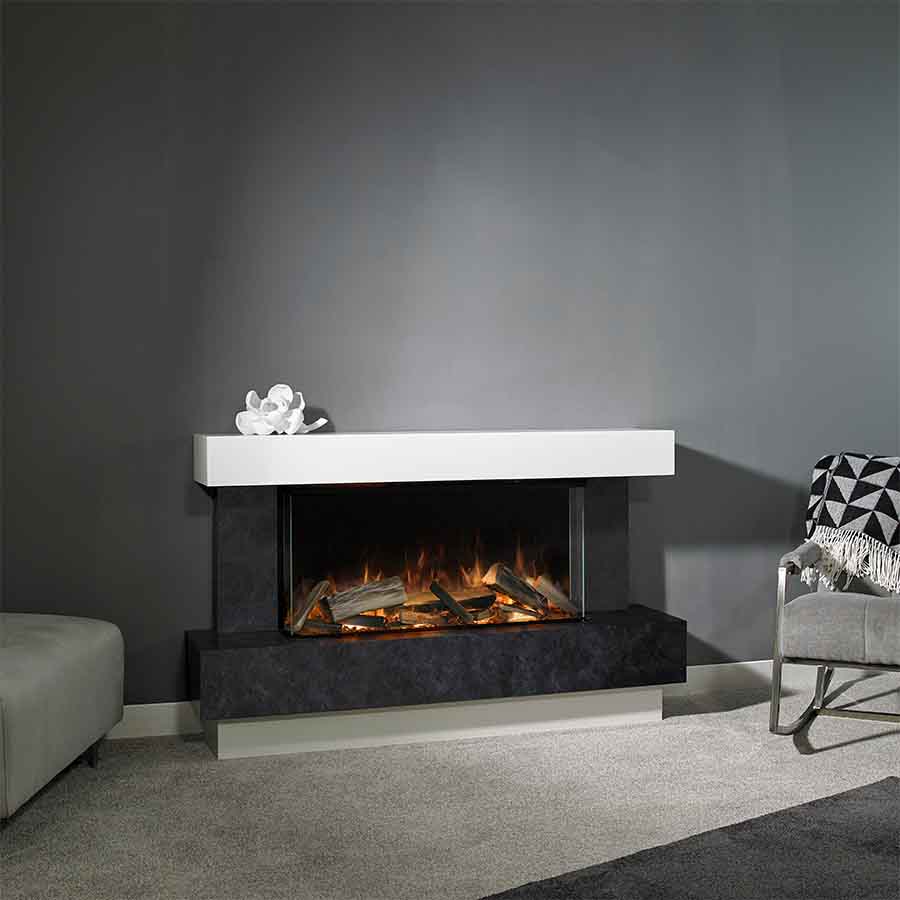 Aura Fires Elmdon 850 Floor Standing Suite