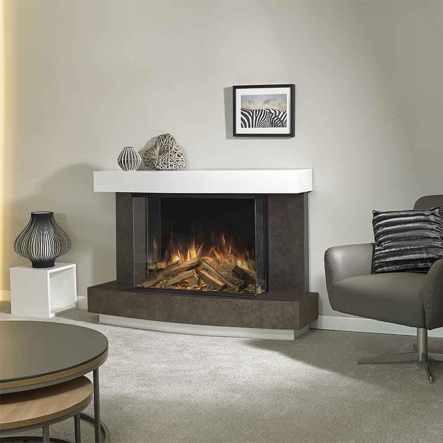 Aura Fires Hanbury 800 Floor Standing Suite Lifestyle Image