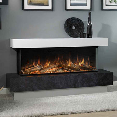 Aura Fires Shenstone 1250 Floor Standing Suite Close Up