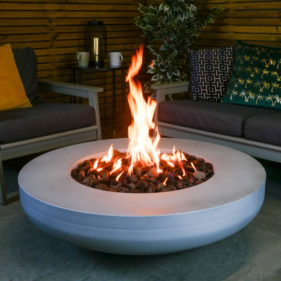 Kitchen Fire Table Brightstar Fires Lunar Fire Pit Table | Luxury Outdoor Heating