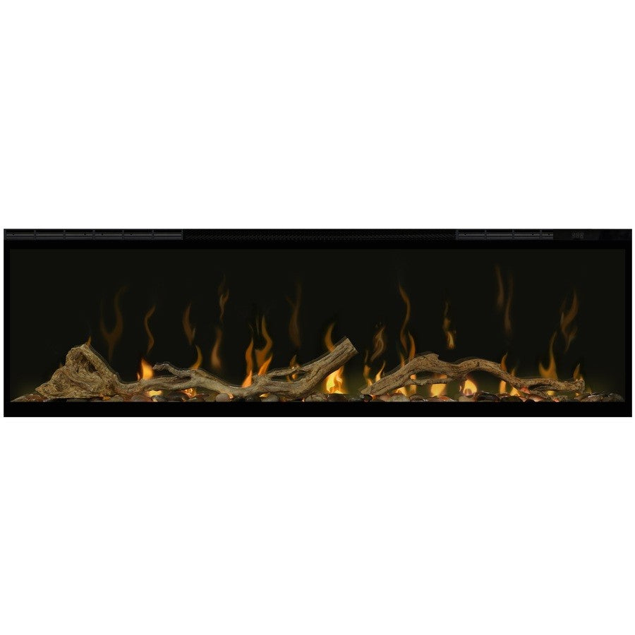 Dimplex Ignite XL 100 Optiflame with optional Driftwood accessory