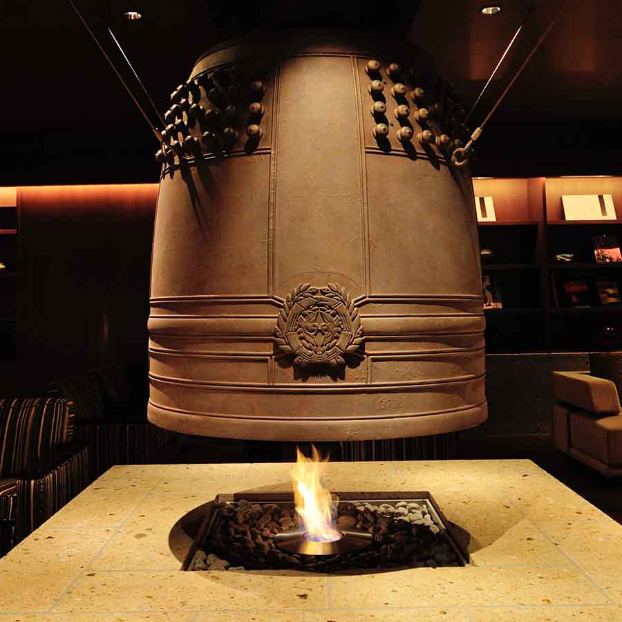 EcoSmart AB8 Ethanol Burner Lifestyle outdoor Close up