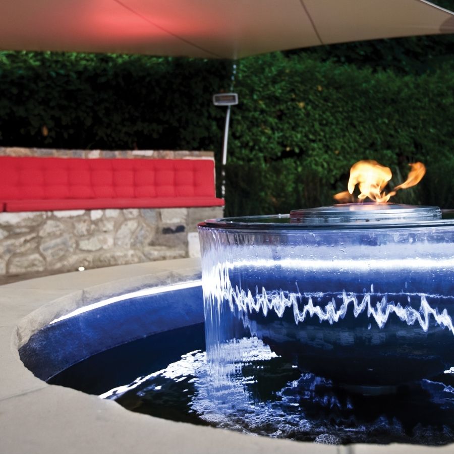 EcoSmart AB8 bioethanol Custom Water Feature