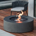 EcoSmart Fire Ark 40 BioEthanol Firepit Table On Decking Angled