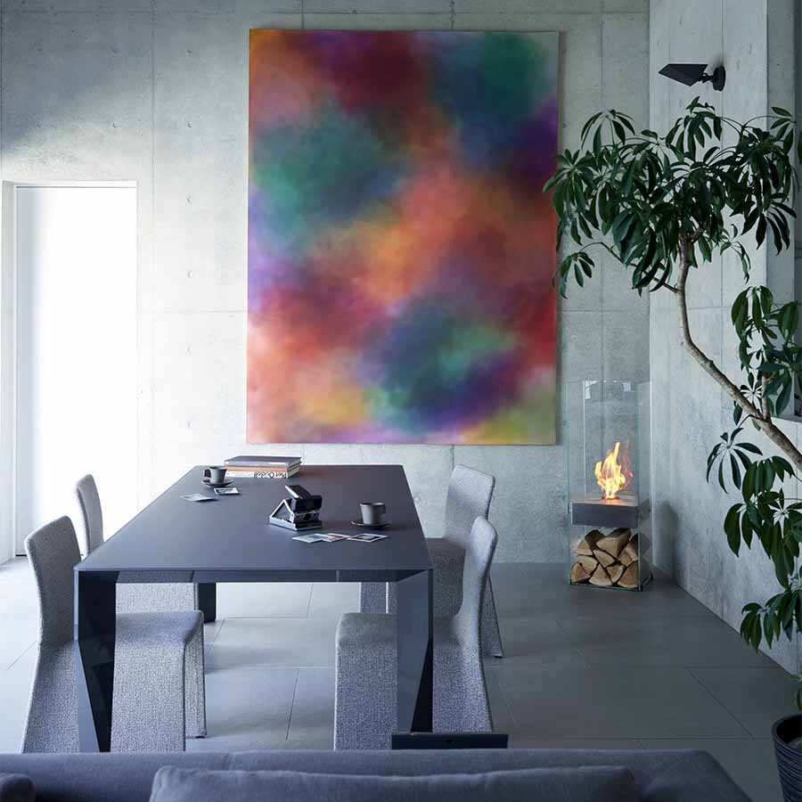 EcoSmart_Fire_Ghost_Fireplace_Dinning_Area