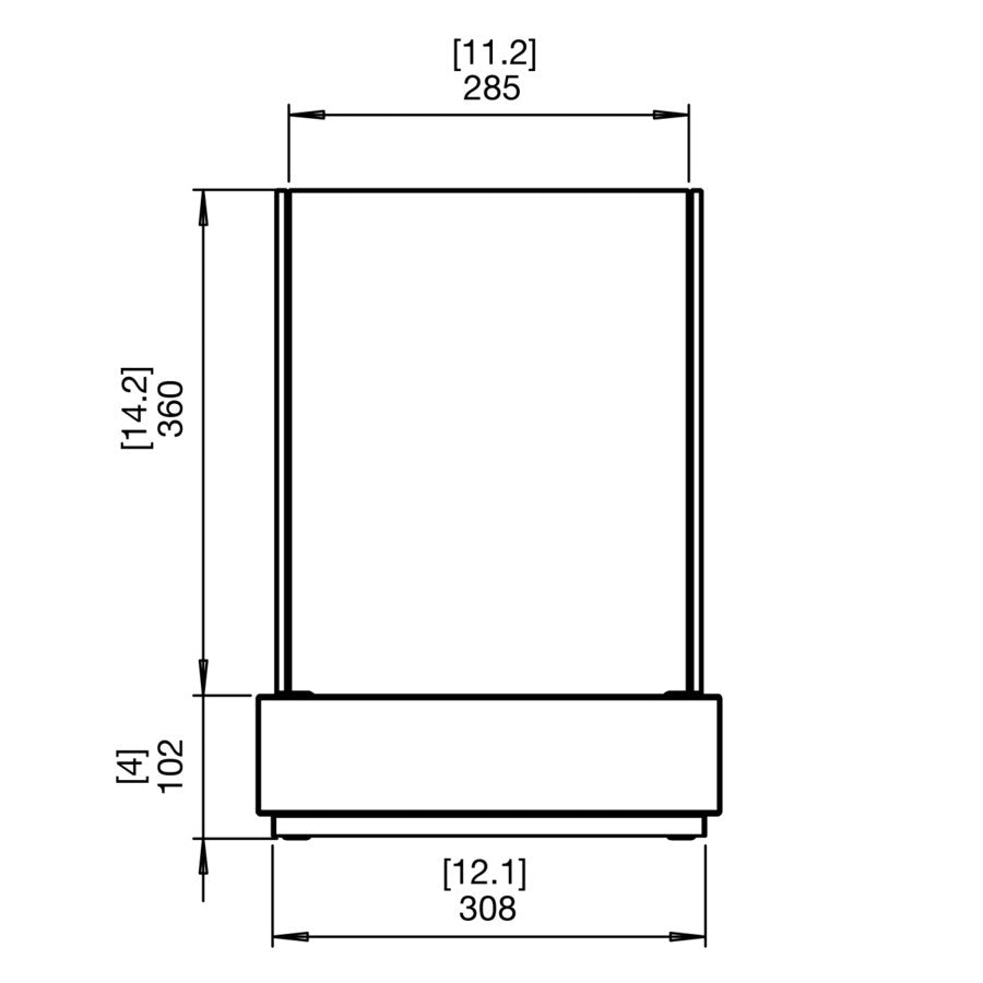 EcoSmart Fire - Mini-T Portable Firepit Height Dimensions