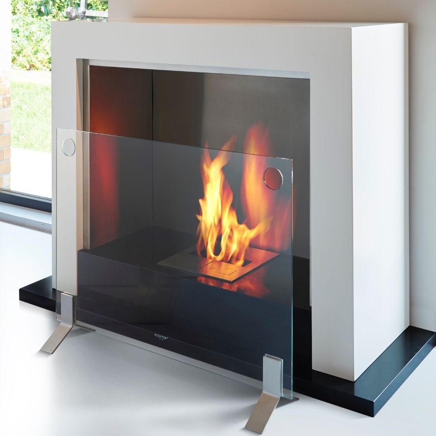 EcoSmart Fire Plasma Fire Screen | Stylish Glass Fire Guard