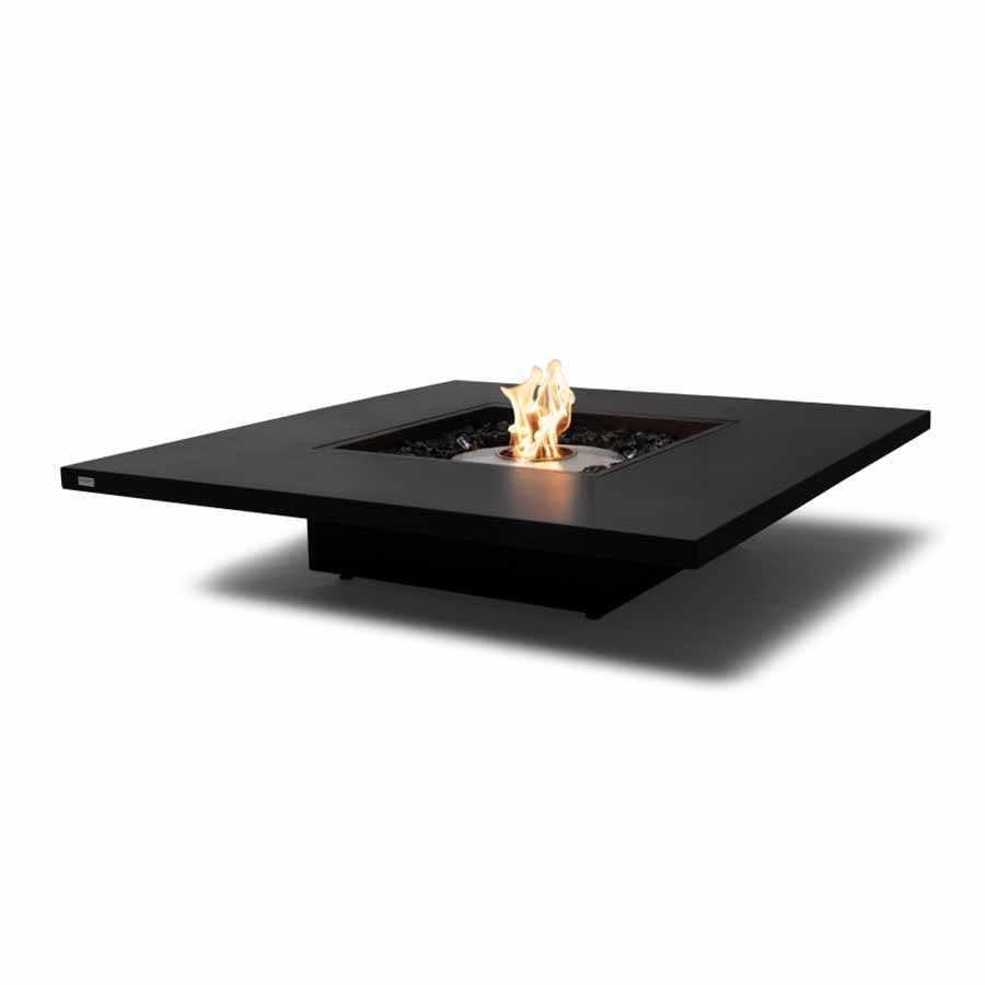 EcoSmart Fire Vertigo 50 Bioethanol Firepit table - Graphite Finish