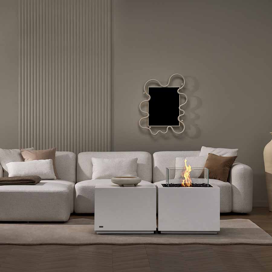 EcoSmart Sidecar24 Bioethanol Bone Indoor Lounge