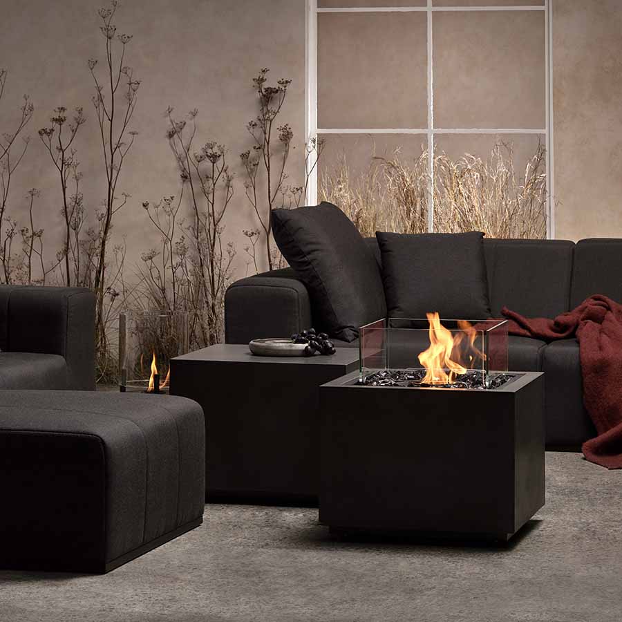 EcoSmart Sidecar24 Bioethanol Graphite Indoor Lounge