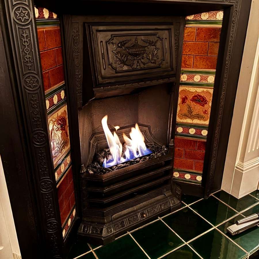 EcoSmart VB2 Victorian Fireplac Angle