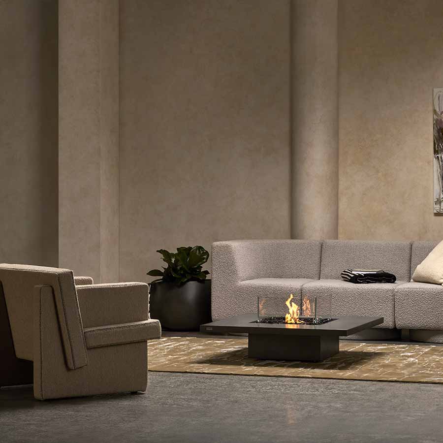 EcoSmart Vertigo 40 Bioethanol Graphite Indoor Lounge