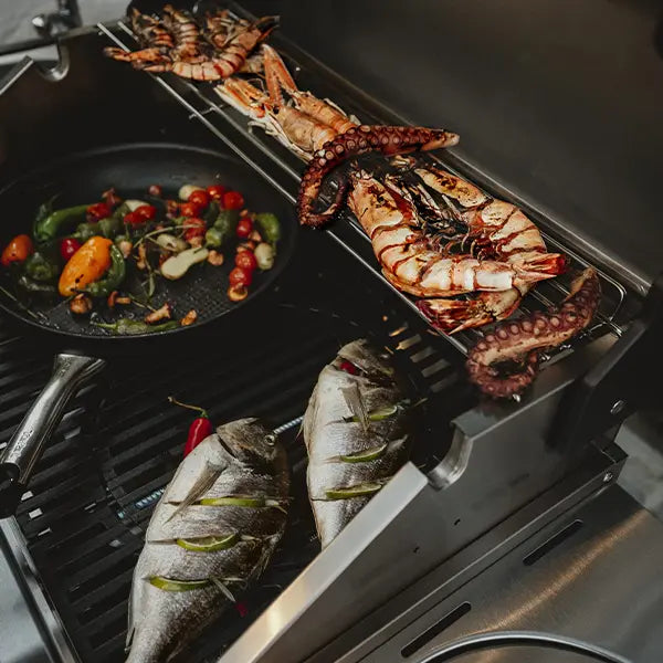 Enders Kansas II Pro 4 Barbecue Food On The Grill
