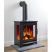 Flametek Trio with decorative Flue - Installed