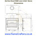 Go Eco Excel 5kW Low Lintel Stove Dimensions