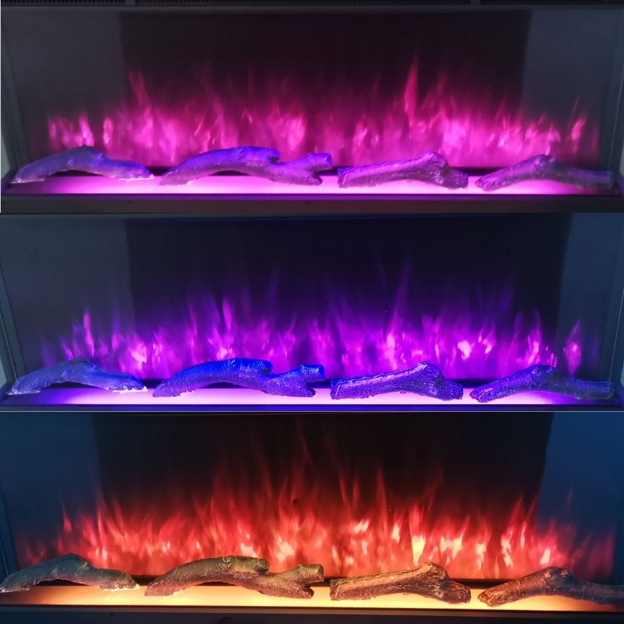Melbury Luvelle 1300 Media Wall Fire Pink Purble Orange