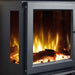 OER Firetti Naples with Log Store Close Up Fire