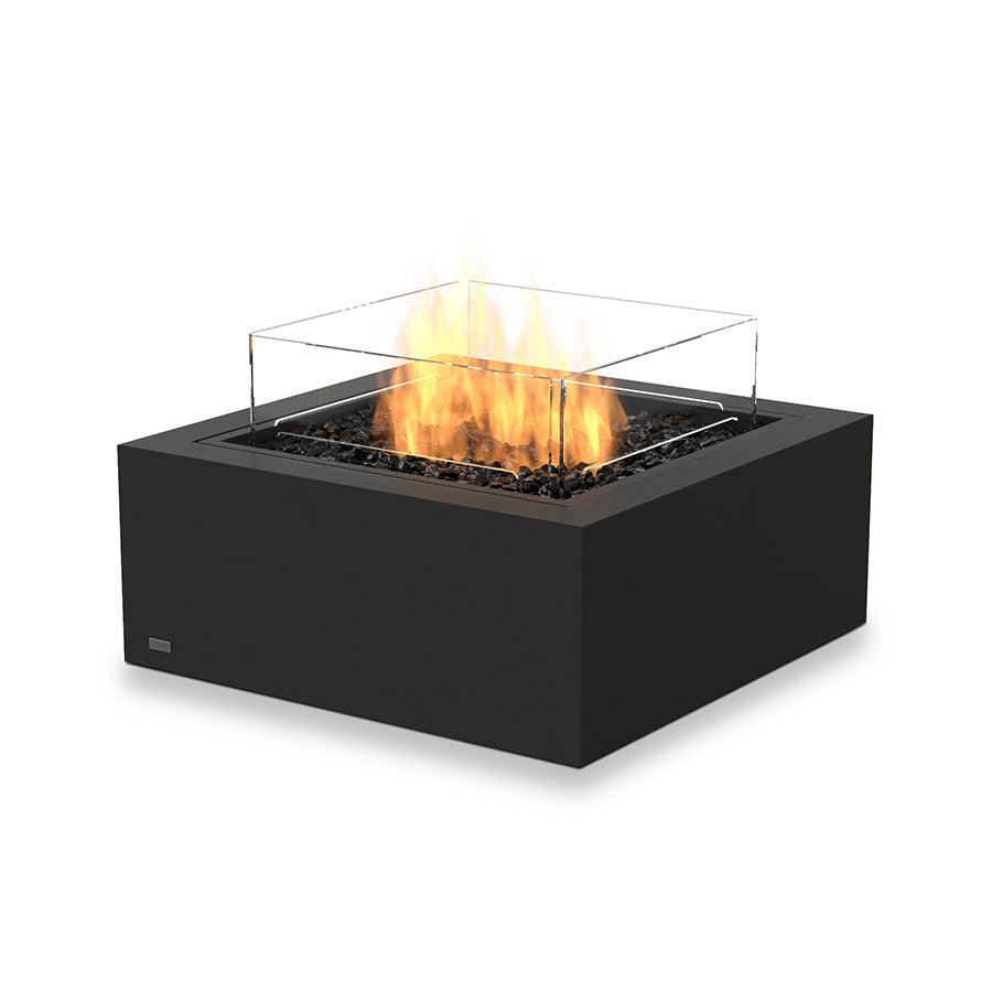 EcoSmart Fire Base 30 Fire Pit Table Graphite 45 Angle
