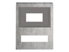 Acantha Nexus Media wall Concrete effect Frame