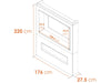 Acantha Nexus media Wall dimensions