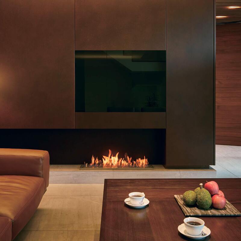 EcoSmart XL900 Ethanol Burner In Modern Residential Setting